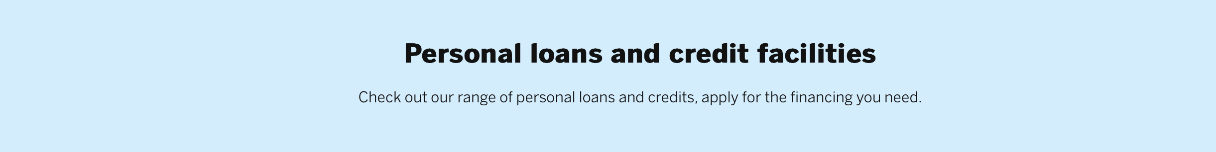 personal loans